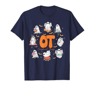 Occupational Therapy Halloween Funny Spooky Ghost OT Therapy T-Shirt