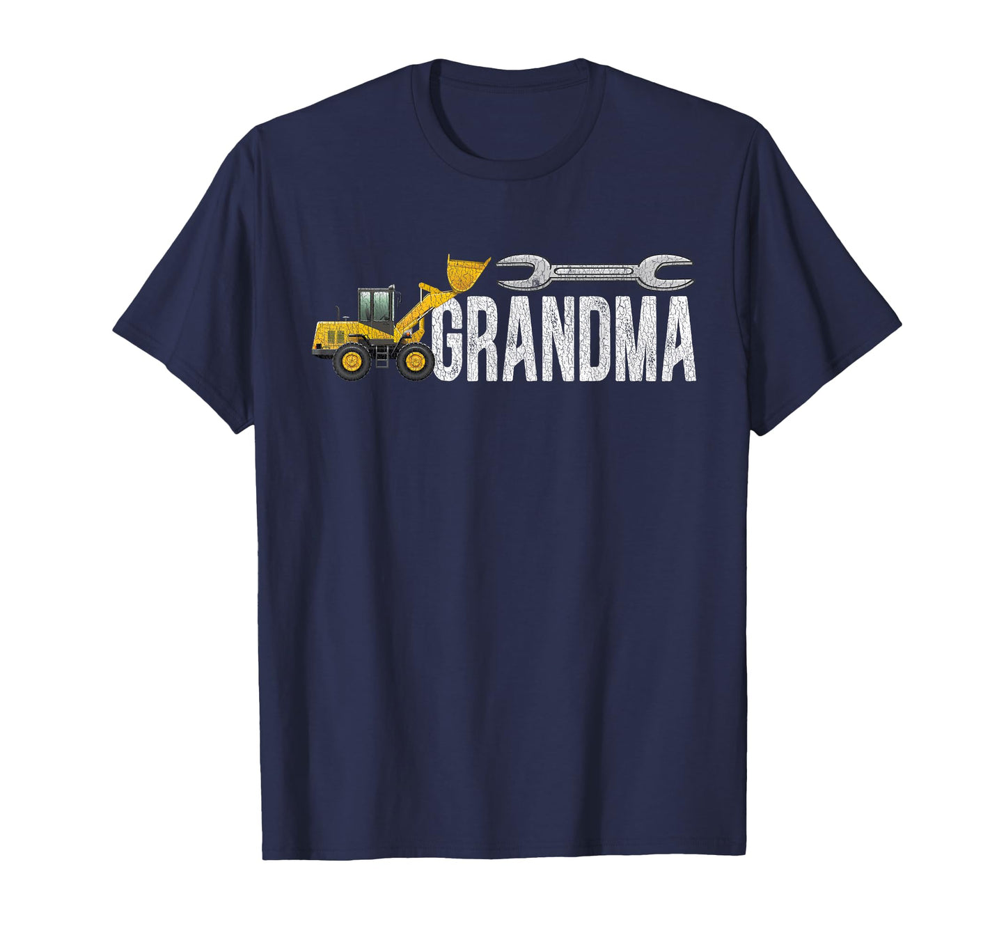 Funny Grandma Construction Birthday Party Matching Family T-Shirt