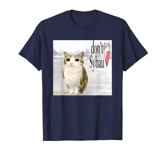 Funny Cat Owl Unhinged Brainrot Meme Meowl Don't SYBAU T-Shirt