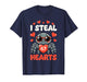 I Steal Hearts Spider 6 7 Meme Valentine's Cute Gen Alpha T-Shirt