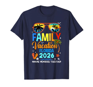 Family Vacation Florida 2026 Family Vacation Together T-Shirt