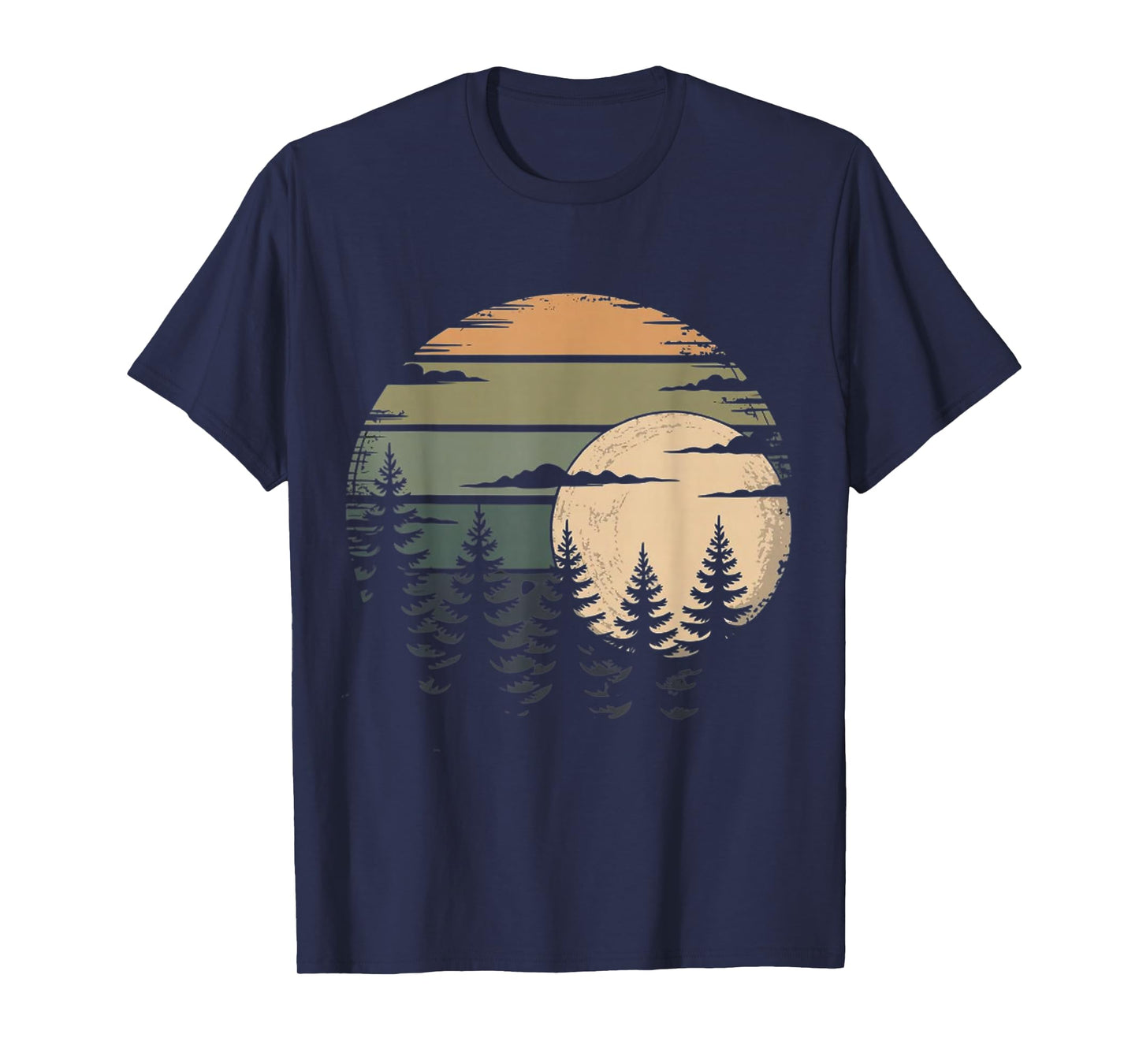 Trees Wildlife Nature Vintage Forest T-Shirt