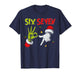 Six Seven Santa Hand Funny Viral Meme 67 Theme 6 7 Christmas T-Shirt