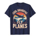Cool Grandpas Fly Planes Funny Pilot Grandpa T-Shirt