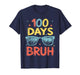 Bruh 100 Days of School Sunglasses 100th Day of School Kids T-Shirt