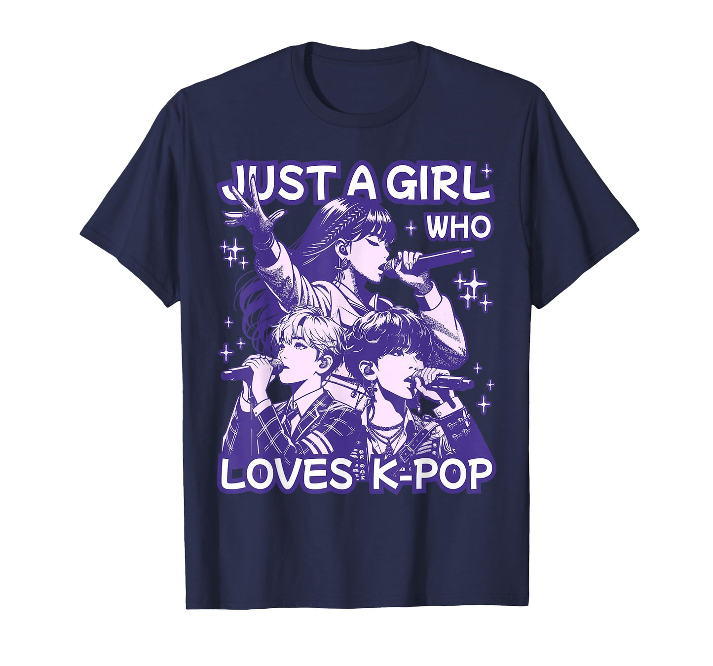 Just A Girl Who Loves K-Pop Korean Culture K pop Music Lover T-Shirt