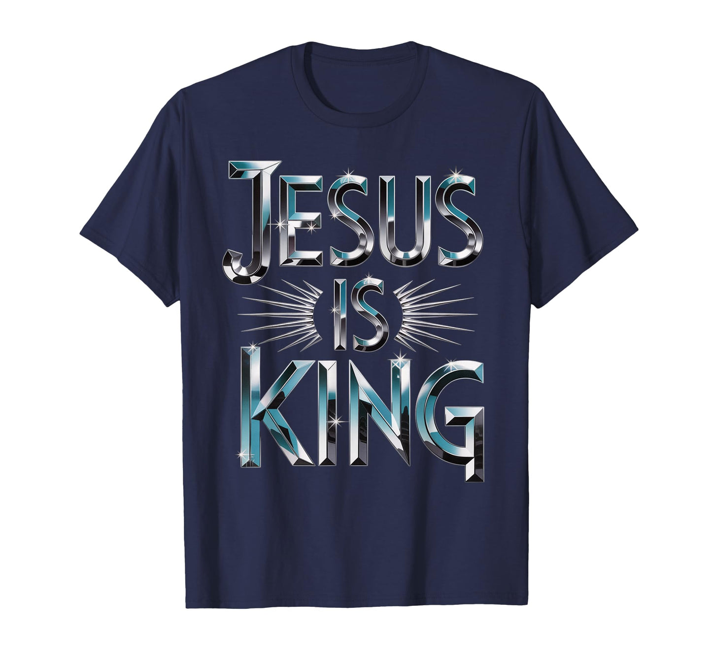 Jesus is King Christian Men T-Shirt