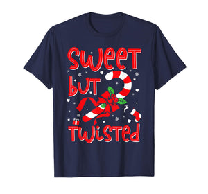 Christmas Candy Cane Heart Holiday Family Matching Pajama T-Shirt