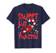 Christmas Candy Cane Heart Holiday Family Matching Pajama T-Shirt