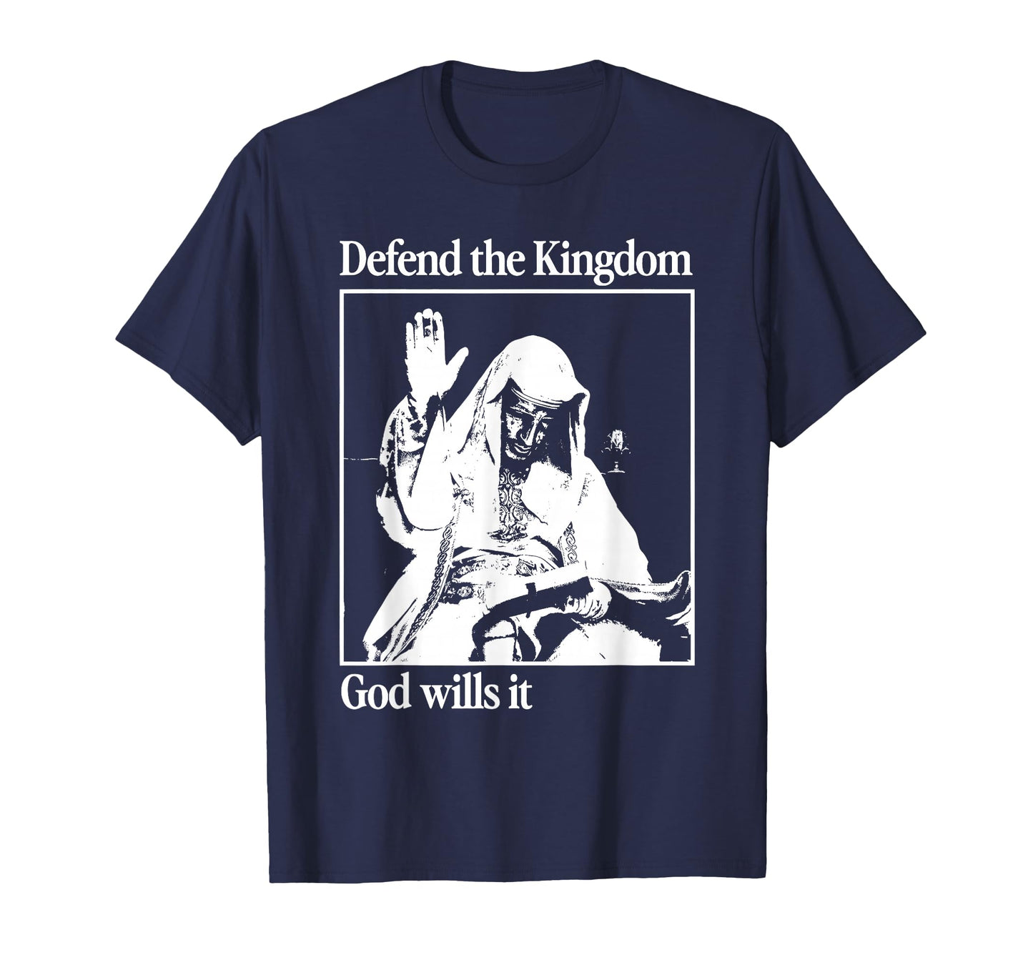 Sliver Mask King Baldwin IV Meme The Leper King Warrior T-Shirt
