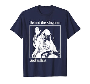 Sliver Mask King Baldwin IV Meme The Leper King Warrior T-Shirt