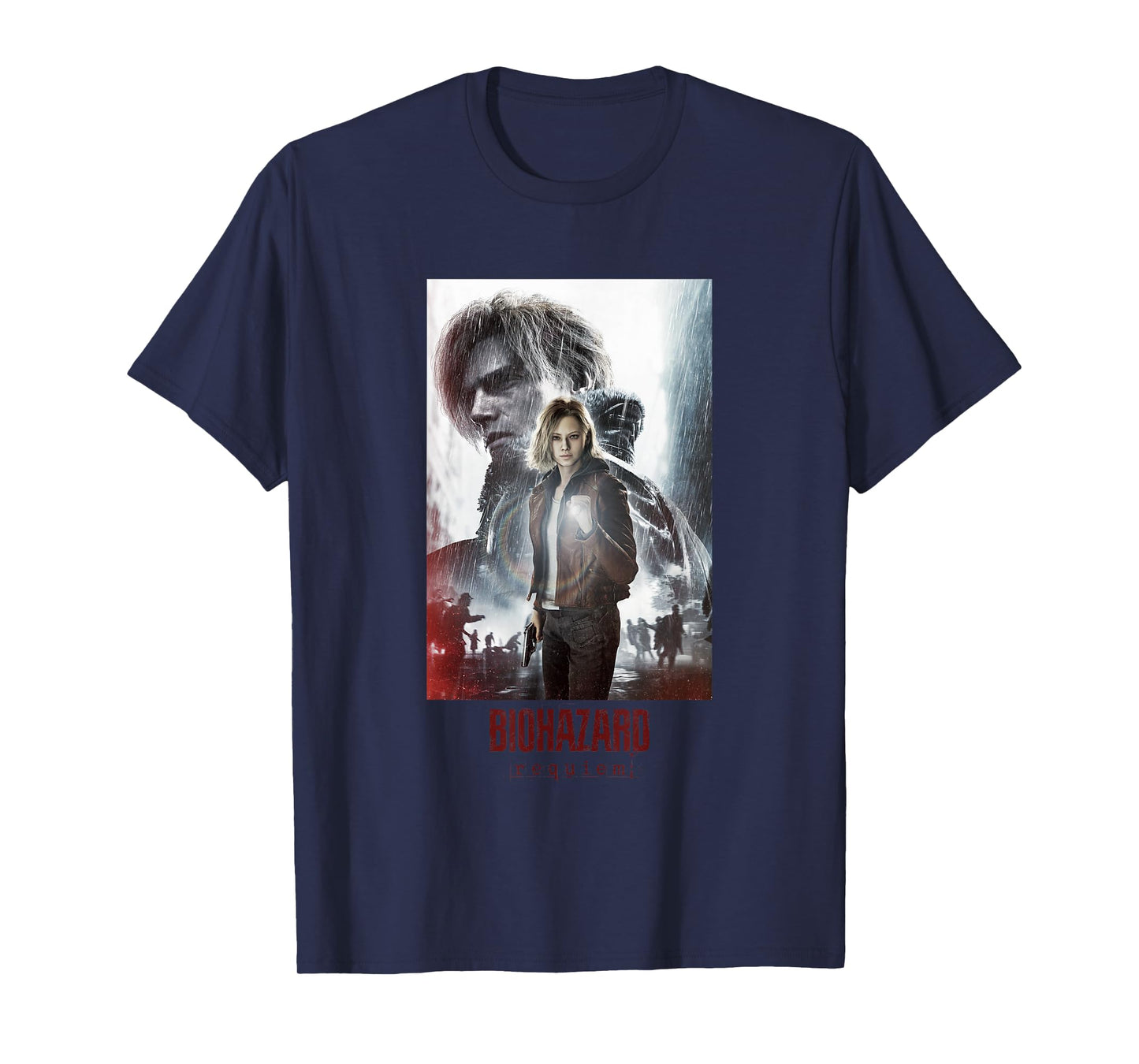 Resident Evil Requiem Leon ＆ Grace Art FP T-Shirt