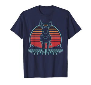 Donkey Lover Animal Retro Vintage 80s T-Shirt