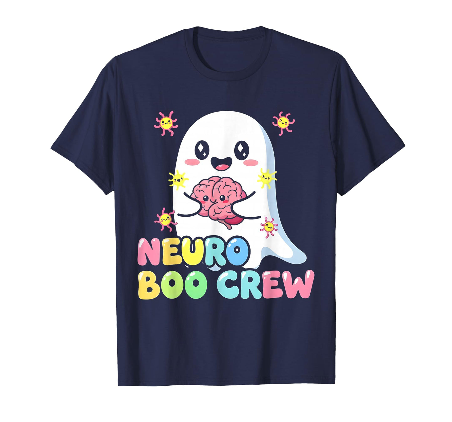 Neuro Boo Crew Halloween Anatomical Brain Anatomy Neurology T-Shirt