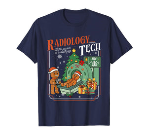 Christmas Rad Tech Radiology Technologist Gingerbread T-Shirt