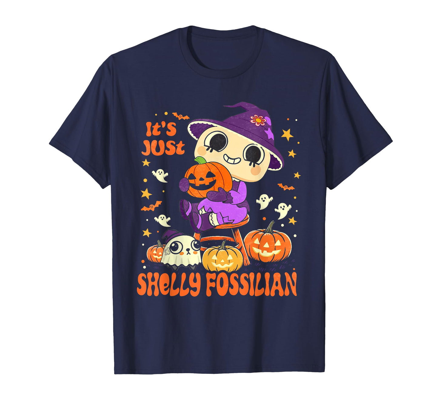 Dandys Halloween World | I'm Just Shelly & Pebble T-Shirt