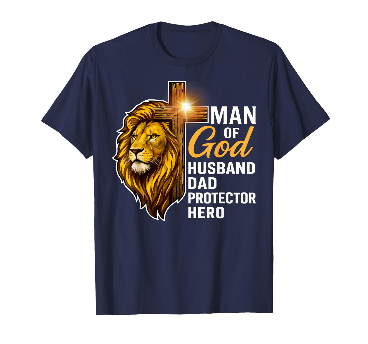 Man of God Lion of Judah Christian Faith T-Shirt