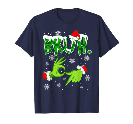 Bruh 67 Six Seven 6 7 Meme Christmas Funny Gen Z Slang T-Shirt