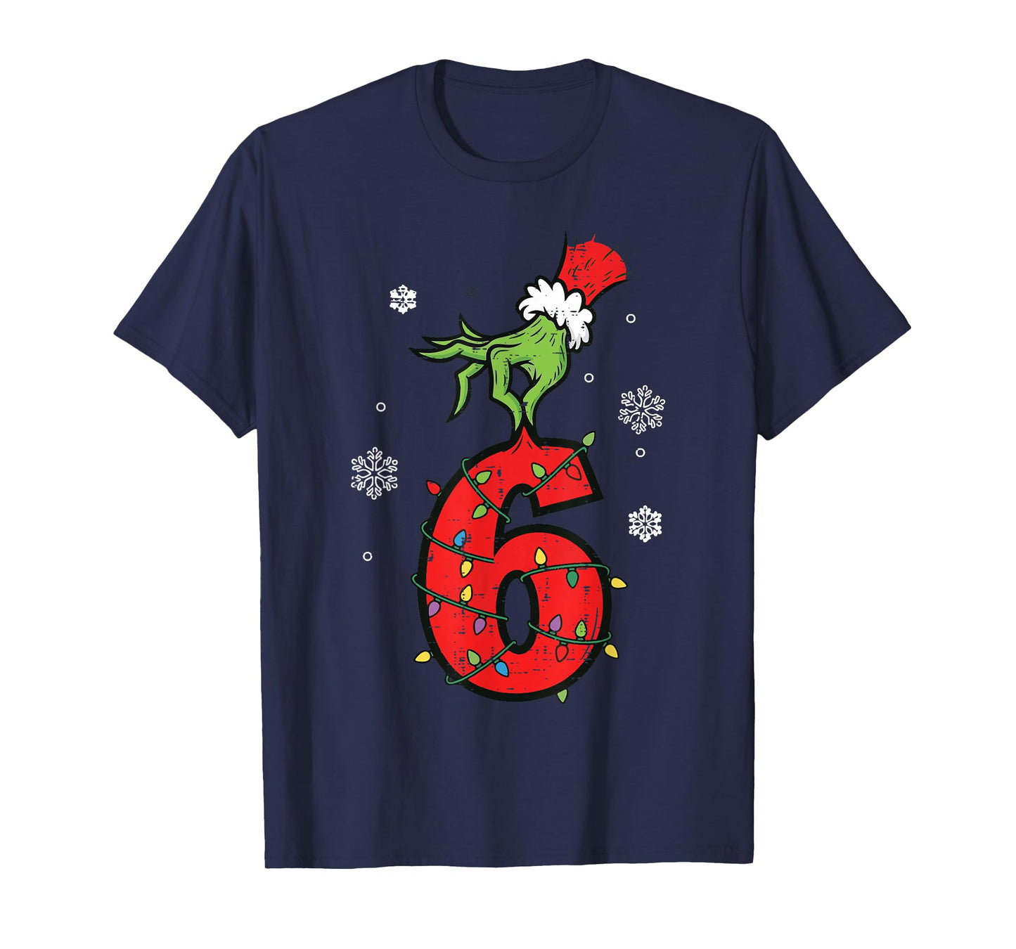 Number 6 Matching 67 Meme 6 7 Christmas Boys Youth Kids T-Shirt