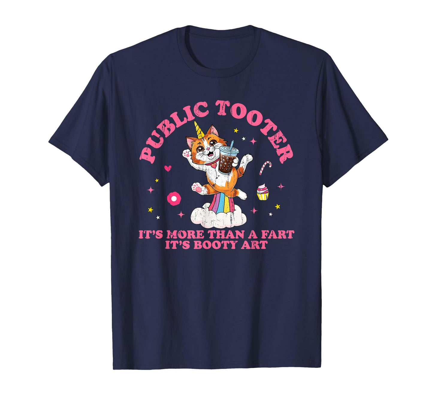 Public Tooter It's More Than A Fart It's Booty Art T-Shirt
