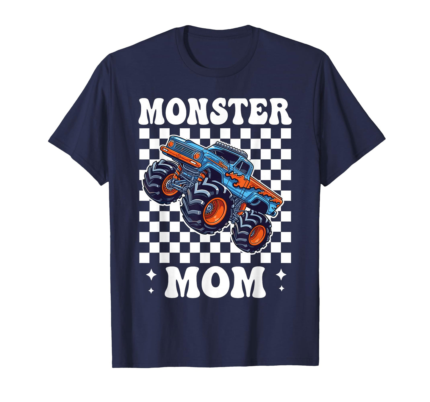 Monster Truck Mom Family Matching Monster Trucks Birthday T-Shirt