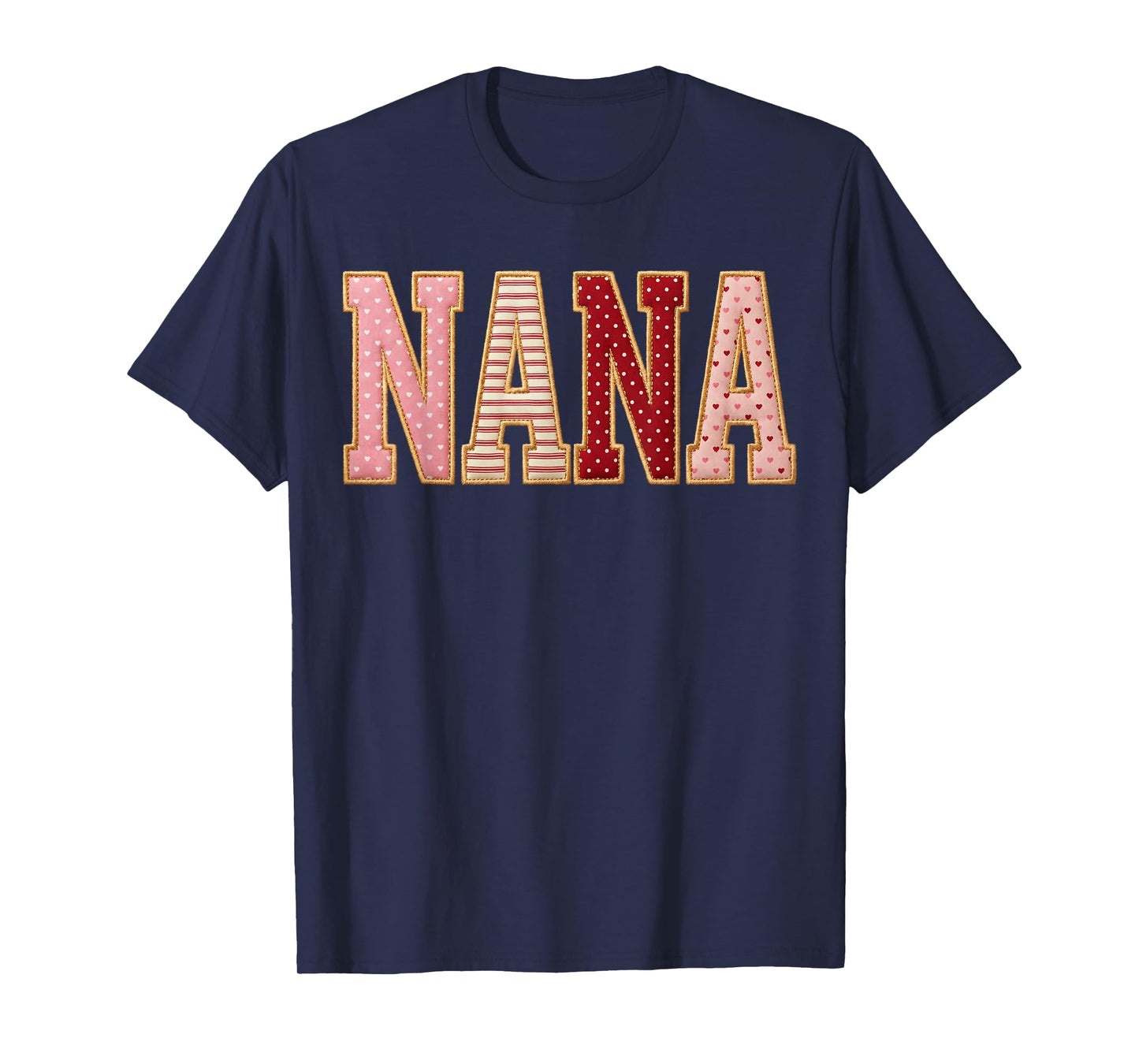 Mama Gifts Mother Love Grandma Hearts Valentine Nana T-Shirt