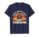 Thankful Grateful Blessed Happy Thanksgiving Pumpkin Turkey T-Shirt