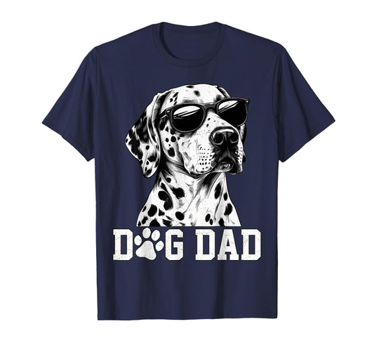 Dog Dalmatian Funny Dalmatian Dog Cool Animal Cosplay Daddy T-Shirt