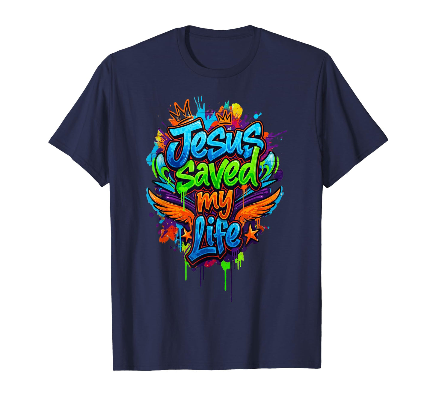 Jesus Christ Saved My Life Christian Gift for Women Men T-Shirt