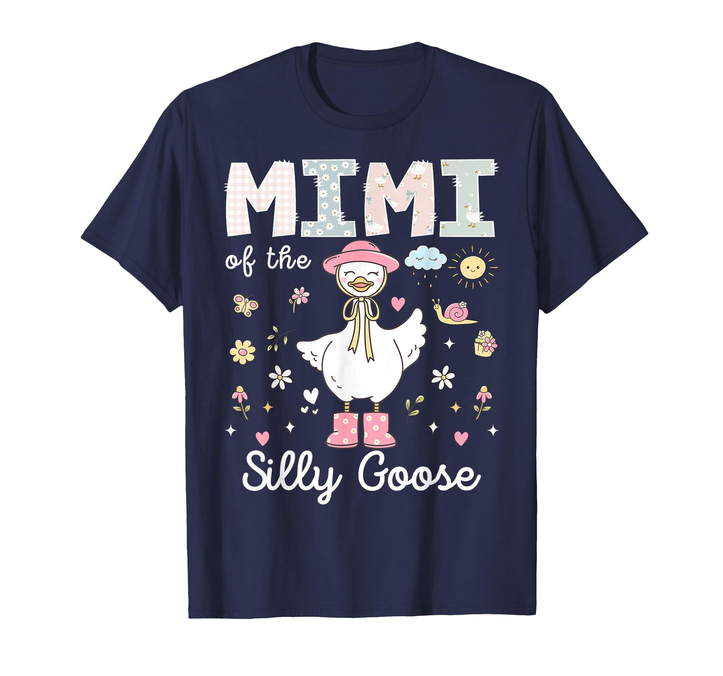 Mimi of The Silly Goose 1st Birthday Girl Family Matching T-Shirt