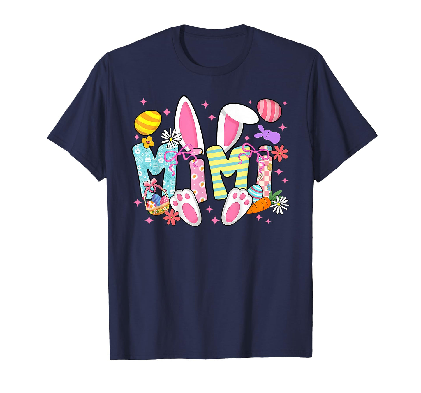 Easter Mimi Bunny Ears Coquette Bow Easter Rabbit Women T-Shirt