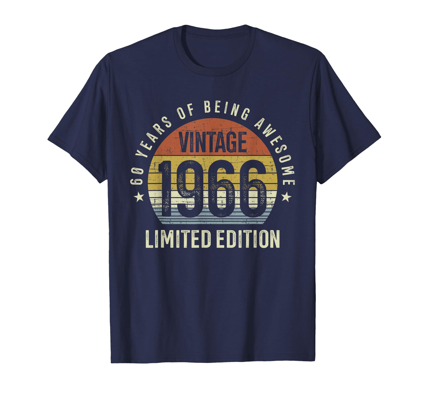 60th Birthday Vintage 1966 Limited Edition 60 Years Old T-Shirt