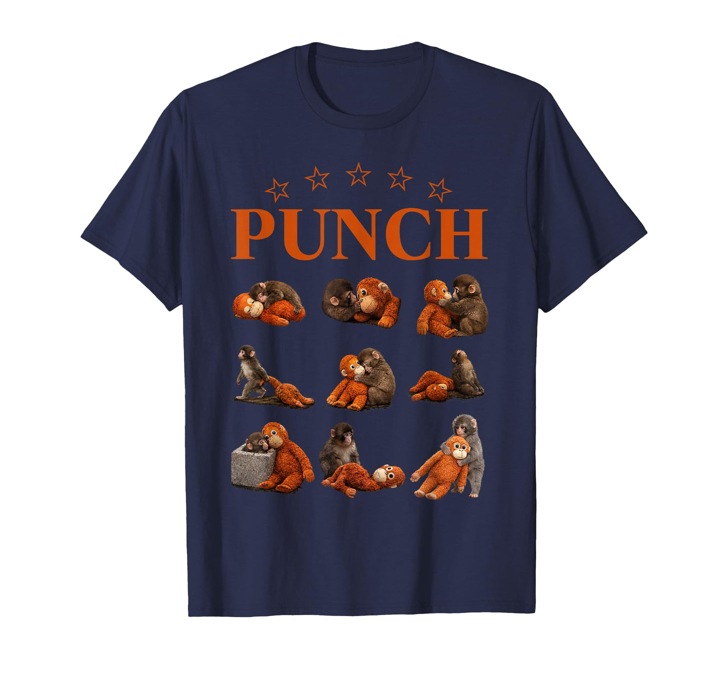 Cute Baby Monkey Named Punch Shirt Punch Monkey Supporter T-Shirt