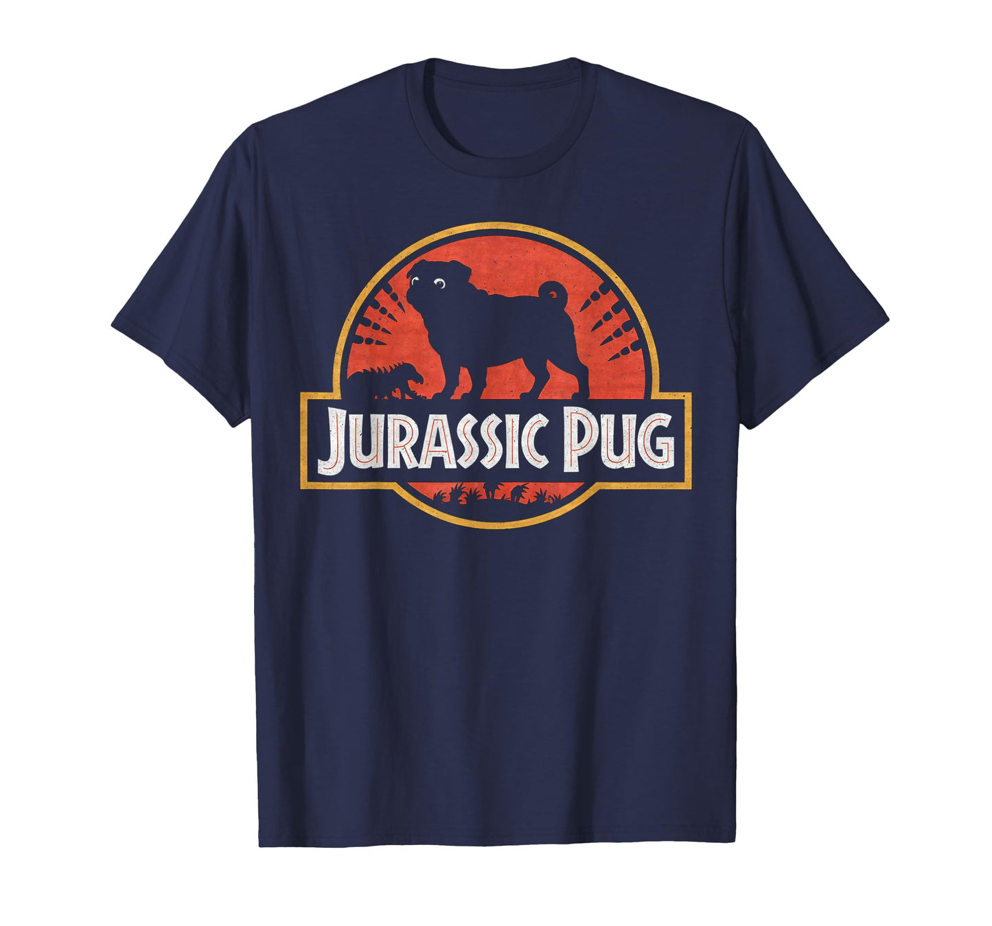 Funny Pugs - Jurassic Pug for Dog Lovers T-Shirt