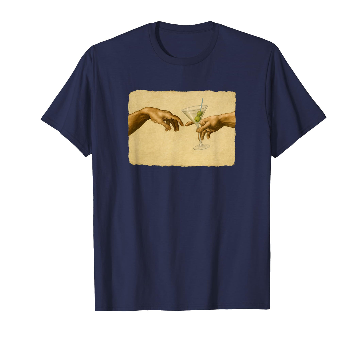 Martini Cocktail Drinker Dry Martini The Creation of Martini T-Shirt