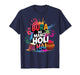 Color Splash Bura Na Mano Holi Hai Festival Vibes Print Arts T-Shirt