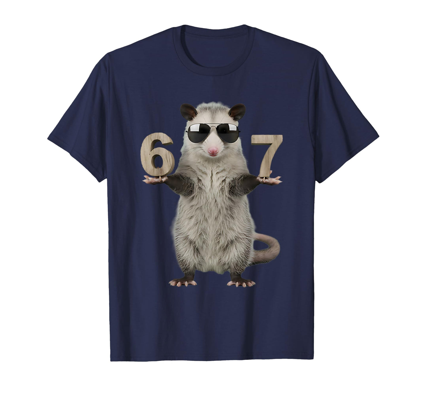 Cute Possum 67 Meme Six Seven 6-7 6/7 6 7 T-Shirt