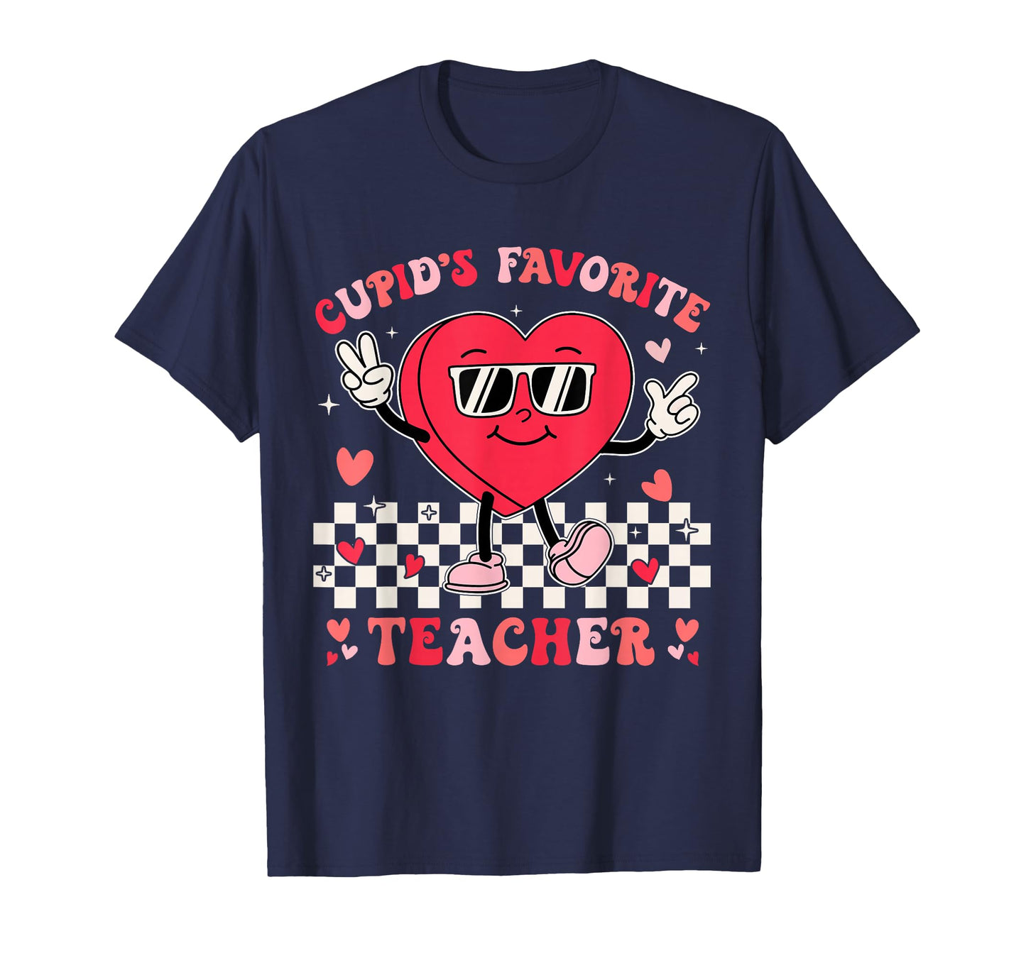 Cupid's Favorite Valentines Day for Men Women Teachers Kids T-Shirt