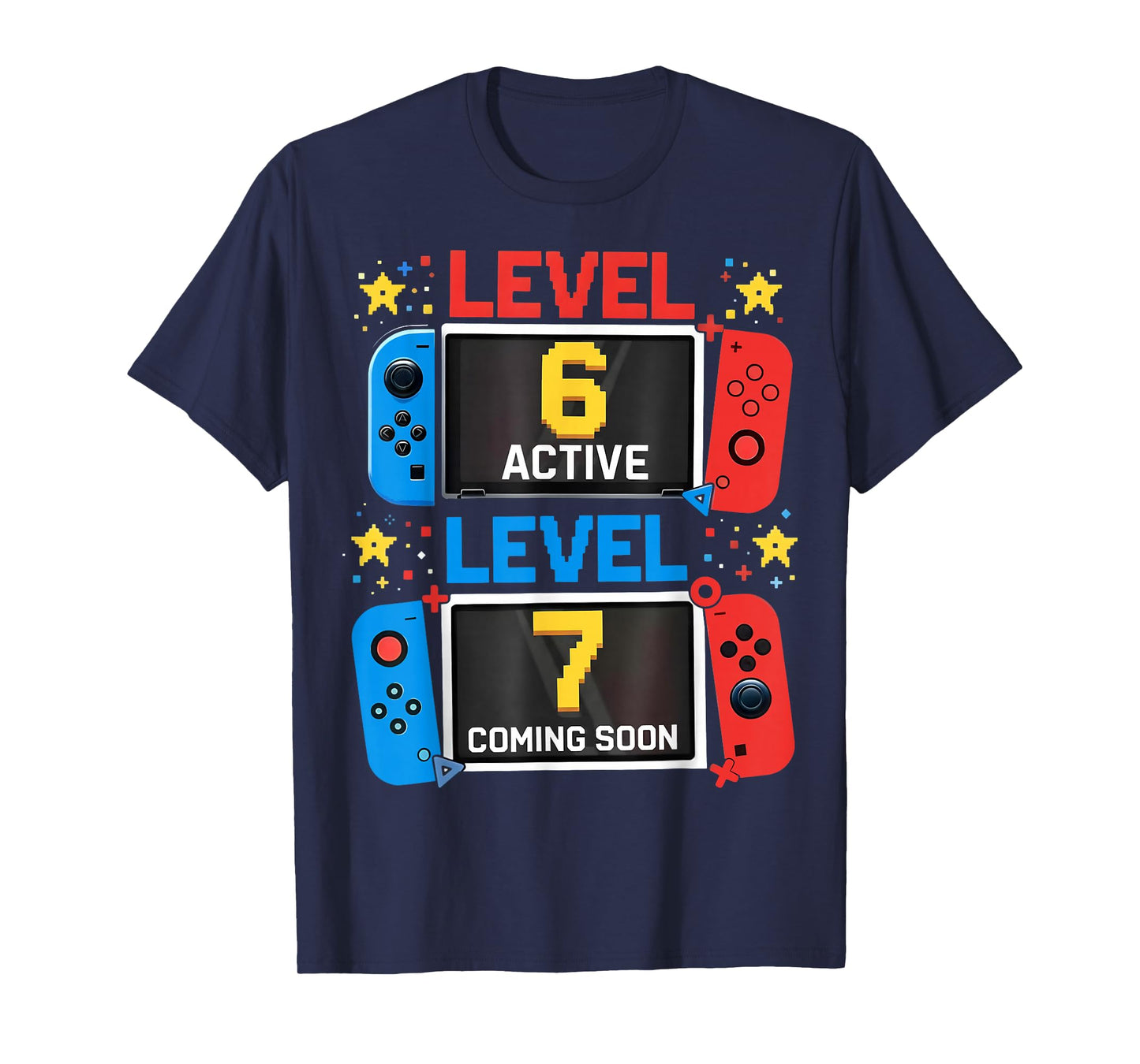Level 6 Active Level 7 Coming Soon Birthday Boy Gift for Kid T-Shirt