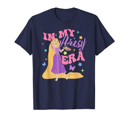 Disney Tangled Rapunzel in My Artsy Era Portrait T-Shirt
