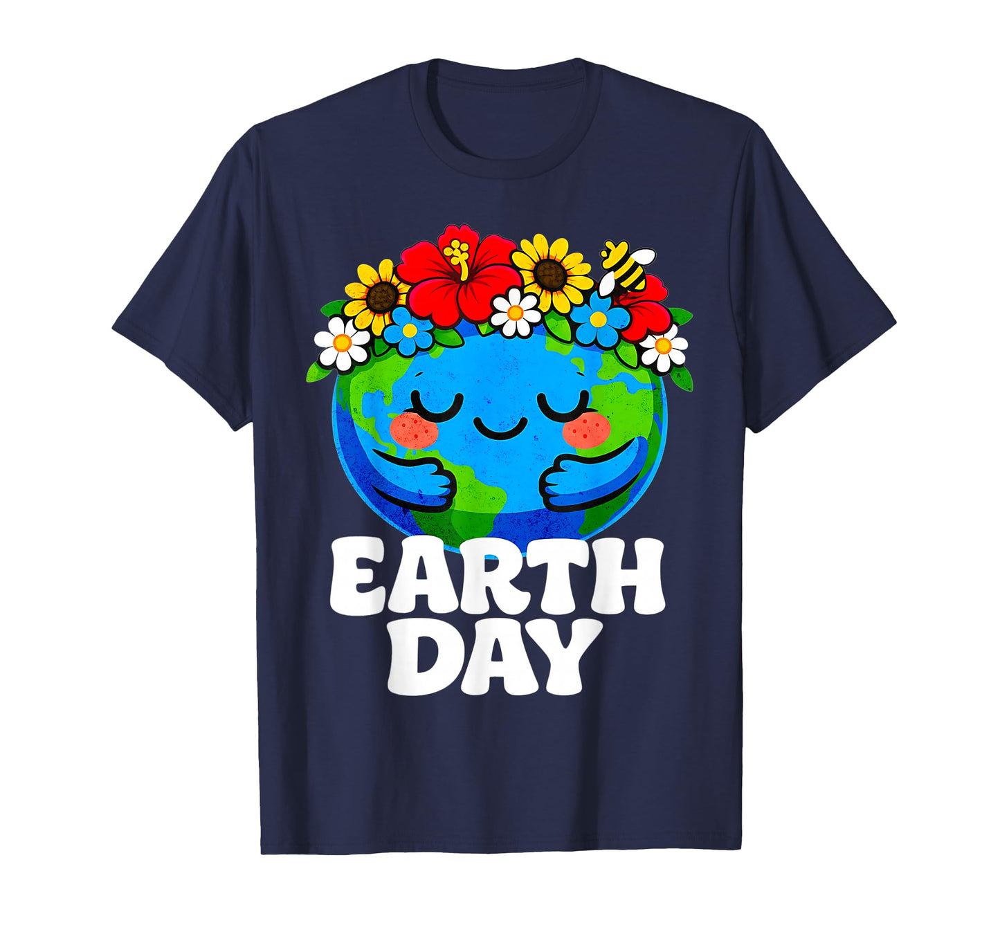 Floral Cute Earth Day Month 2026 Toddler Girls Kids Teacher T-Shirt