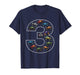 3rd Birthday 3 Year Old Car Boys Monster Truck T-Shirt