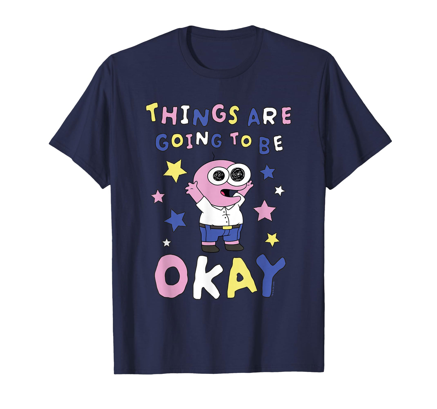 Smiling Friends Things are Going to Be Okay PIM Cartoon T-Shirt
