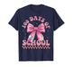 Happy 100 Days of School Pink Bow Teacher Kids T-Shirt