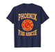 Retro Phoenix Fire Department Flag Patch Arizona Firefighter T-Shirt