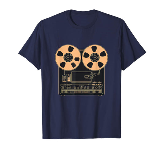 Analog Reel to Reel Recorder Art for Studio and Music Fans T-Shirt