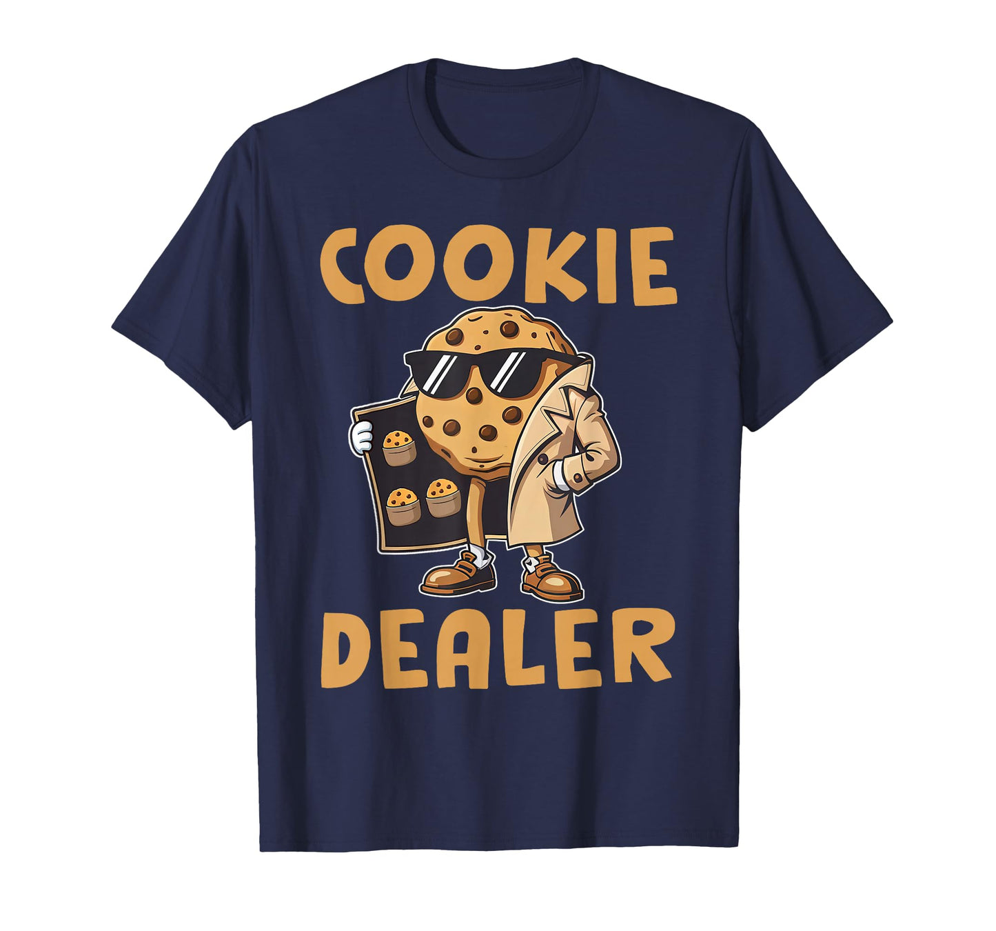 Cookie Dealer Seller Chocolate Chip Lover Cookies Crew Kids T-Shirt