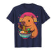 Anime Capybara Eating Ramen T-Shirt