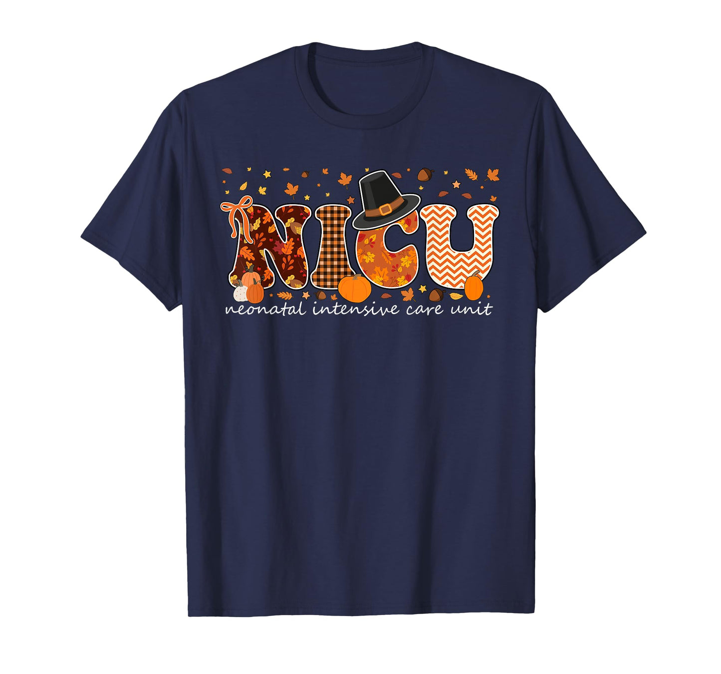 Neonatal Intensive Care Unit Coquette Fall NICU Thanksgiving T-Shirt