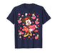 Disney Minnie Mouse & Friends Valentine's Day Retro Hearts T-Shirt